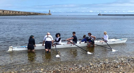 Club crew at Tynemouth