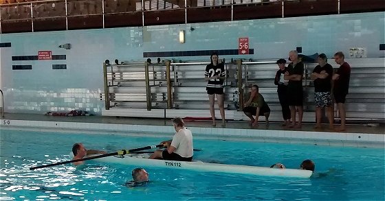 Capsize drill at Outer West Pool 2 Nov 14